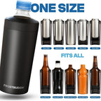 Frost Buddy XL Can Cooler - Fits 12-24 oz Cans (Purple Glitz) | Keeps drinks chilled 12+ hrs | No sweat, no condensation | Fits slim & standard cans | Durable, portable design