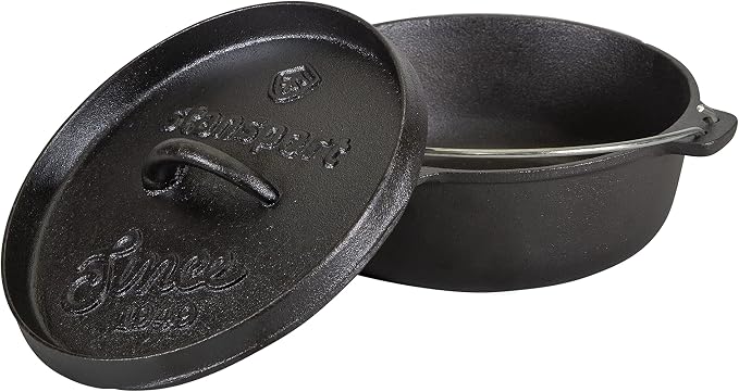 Stansport Pre-Seasoned Cast Iron Dutch Oven