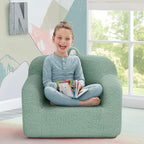 Delta Children Cozee Sherpa Chair, Sage