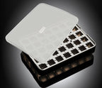 LURCH Germany ICE Former Cube - Silicone Tray for 35 Ice Cubes (0.8x0.8'')