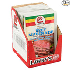 Lawry's Tenderizing Beef Marinade Spices & Seasonings Mix, 1.06 oz (Pack of 12)