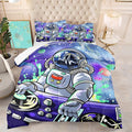 Kids Comforter Sets Boys, Outer Space Astronaut Comforter Sets for Boys Girls Kids Teens Galaxy Space Themed Bedroom Decor All Season, 1 Comforter 2 Pillowcases