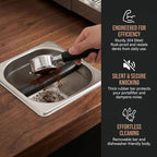 Coffee Knock Box,Espresso Dump Bin,Coffee Bin,Stainless Steel Espresso Knock Box Built-in Container for Ground 6.3 x 6.89 x 3.7 inch (Square) | Ailelan Coffee Knock Box,Espresso Dump Bin,Coffee Bin,Stainless Steel Espresso Knock Box,6.3 x 6.89 x 3.7in ...