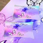 Tailor Shop Butterfly Comforter Set Queen Size,Tie Dye Comforter Set for Girls Kids Teens Butterfly Bedding Room Decor Set,with 2 Pillowcase