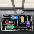 Car Rug Race Car Rug Car Track Rugs for Boys Race Track Carpet Race Car Track Rug Car Rug for Boys Room Car Rug Play Mat Car Carpet for Kids Rugs for Boys Bedroom,Black 2'×3'