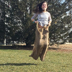 All Natural Reusable Jute Burlap Sacks 24" x 40" | Potato Sack Race Bags for Kids & Adults | Perfect Birthday Party Game | Biodegradable Food Storage | Shrub & Plant Frost Protection (Set of 4 Sacks)