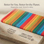 Urban Villa Kitchen Towels Cotton Dish Towels 20”x30” (Set of 6) Red Multi