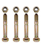 51001500 510015 Snowblower Shear Bolts and Nuts Compatible with Ariens AM122156 AM136890 13865 7091550 91550 3285-11 Snowthrower 4-Pack