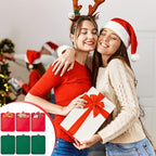 R HORSE 6Pcs Christmas Red Green Potholders with Pockets Baking Cooking Gift Kitchen Cotton Heat Resistant Potholder Machine Washable Hot Pads Oven Mitt Christmas Pot Holder Gift