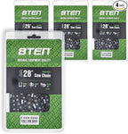 8TEN Semi Chisel Chainsaw Chain 28 Inch .050 3/8 92 DL For McCulloch Pro Mac 800 (4 Pack)