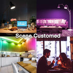 DAYBETTER Tuya Smart Light Bulbs, RGBCW WiFi Color Changing Led Bulbs Compatible with Alexa and Google Home Assistant, A19 E26 9W 800LM Multicolor Led Light Bulb, No Hub Required, Light Bulbs 12 Pack