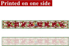 Christmas Table Runner 108 Inches Long Snowflake Buffalo Plaid Table Runner Christmas Theme Holiday Xmax Snowman Gnome Christmas Table Runner for Kitchen Dining Table Home Party Decorations