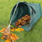 Leaf collector leaf scoop,Foldable yard waste bag,Extra large lawn bags leaf bags,Heavy leaf pick up tools leaf loader,Reusable yard garden bags for leaves lawn trash (200L)
