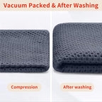Homaxy 100% Cotton Waffle Weave Kitchen Towels, 3-Pack, Mixed Color | 13 x 28 Inches, Ultra Soft Absorbent Dish Towels, Quick Drying Cleaning Towels