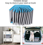 Yaheetech Foldable Dog Pool Collapsible Hard Plastic Dog Swimming Pool Portable Pet Pools Doggie Wading Pool Bath Tub for Puppy Small Medium Large Dogs, 55 x 12 Inches Gray
