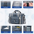 Maelstrom 30/40 Can Soft Cooler Bag, Leakproof Insulated Ice Chest | 24h Cold (With Ice), 5-Layer Insulation, Multi-Pockets ,Lightweight,Perfect For Camping, Beach, Hiking, Kayaking, Road Trips