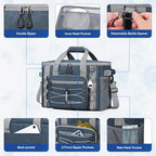Maelstrom 30/40 Can Soft Cooler Bag, Leakproof Insulated Ice Chest | 24h Cold (With Ice), 5-Layer Insulation, Multi-Pockets ,Lightweight,Perfect For Camping, Beach, Hiking, Kayaking, Road Trips