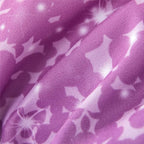 RYNGHIPY 6Pcs Twin Gradient Pink Purple Glitter Comforter Sets for Teens Girls Kids, Colorful Rainbow Glitter Themed Bedding Set