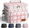 HOTOR Insulated Lunch Box Men Women Leak-Proof Cooler Lunch Bag 9L | 4 Pockets, Adjustable Strap, Ideal for Work, Picnic, Travel, Camping, Gift