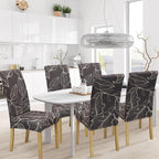 Dining Chair Covers, Stretch Seat Covers, Washable Furniture Protector | 4 Pack, Washable, Stretch Fit, Soft, Non Slip, Dining Chair Covers, Seat Protector, Furniture Cover,Easy Clean