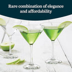Libbey Glassware 7512 Vina Martini Glass, 8 oz. (Pack of 12)