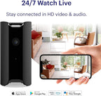 Canary View Indoor Home Security Camera 1080p HD WiFi IP | 24/7 Watch Live Video, Motion Alerts, Two-Way Talk, Night Vision, 10x Zoom, Private Mode, Works with Alexa, Google Assistant and More