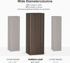 PURPLE LEAF 14' X 28' Outdoor Hardtop Gazebo Patio Wide Aluminum Frame Metal Double Roof with Heavy Duty Netting and Curtains for Permanent Hard Top Pavilion Screen Khaki