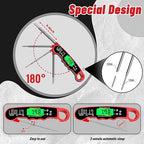 Meat Thermometer Digital, Instant Read Meat Thermometer with Backlight & Magnet for Kitchen, Beef, Grill, Turkey,IP67 Waterproof Cooking Thermometer，Suitable as Stocking Stuffers for Men