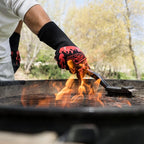 BBQ Dragon Heat Resistant Gloves - High Heat Gloves for Cooking, BBQ, Grilling, and Baking - Non-Slip Oven & Heat Proof - Certified Heat Protection for Outdoor Grill & Kitchen Safety