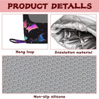 Magic Bat Heat-Resistant Silicone Oven Mitts and Pot Holders,Long Oven Gloves with Non-Slip Grip for Cooking, Baking, Grilling,BBQ