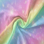NINENINE Rainbow Bedding Sets,Pink Comforter Sets for girls,Girls Bedding Sets Full,Full Size Comforter Set for girls,Galaxy Comforter Toddler Bedding Set with 1 Comforter 2 Pillowcases
