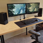 VEVOR Bamboo Table Top, 70.9" x 29" x 1.5", 330 lbs Load Capacity, Universal Solid One-Piece Bamboo Desktop for Height Adjustable Electric Standing Desk Frame, Rectangular Countertop for Home & Office