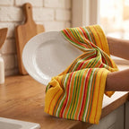 Urban Villa Kitchen Towels Cotton Dish Towels 20”x30” (Set of 6) Mustad
