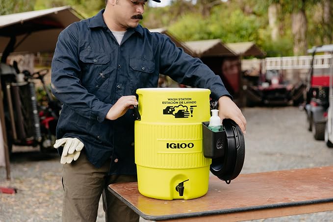 Igloo Sports Cooler | Insulated Beverage Dispenser with Spout |Portable Handwashing Station