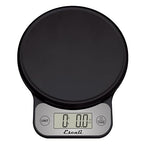 Escali Telero Digital Food Scale, Multi-Functional Kitchen Scale, Precise Weight Measuring and Portion Control, 7.62 x 6.1 x 1.28 inches, Black (T136)