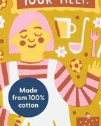 Blue Q No. I Will Never Want Your Help. Funny Oven Mitts - Cute Oven Mitts, Home Kitchen Gifts, Cooking Accessories, Super-Insulated Quilting, Natural-Fitting Shape, 100% Cotton, Size 12.5"L x 7.5"W
