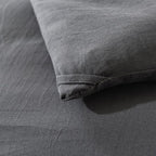 Dark Gray Comforter Set King, Solid Grey Down Alternative Bedding Comforter Set, Breathable Fluffy Microfiber Comforter King Size (104"x90") for All Seasons with Pillowcase…