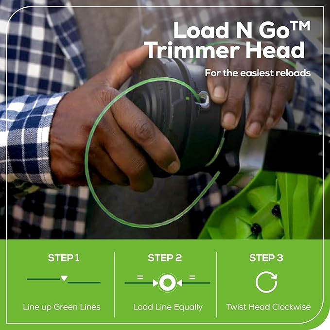 Greenworks 60V 16" Brushless Cordless String Trimmer - 65min Runtime for 2-Mile Fence Lines & Large Properties, 2X Quieter Than Gas, 2.5Ah Battery/Charger Included