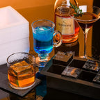 Clear Ice Cube Maker Tray - 2 Inch Clear Ice Cube Silicone Mold,10 Large Crystal Ice Cubes for Whiskey and Cocktail