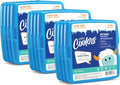 Cool Coolers by Fit + Fresh, 4 Pack Slim Ice Packs, Space Saving Reusable Ice Packs for Lunch Boxes or Coolers