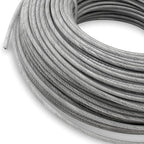 Grass Trimmer Line Nylon Steel 0.095'' 164ft/50m Round String Trimmer Spool Replacement, Steel Metal Core and Nylon Coating for Tough Weeds in Gardens and Lawns