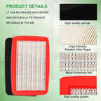544271501 512654101 Air Filter & Pre Filter for Redmax EBZ8500 EBZ7500 EBZ8000 EBZ8001 EBZ8050 EBZ8050RH EBZ8500RH Husqvarna 170BF 180BF 180BT 370BFS 380BFS 570BFS 580BFS T4012-82310 T4012-82320
