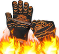 BBQ Gloves, Oven Gloves Original 2 Pack1472℉ Extreme Heat Resistant, Grilling Gloves Silicone Non-Slip Oven Mitts, Kitchen Gloves for BBQ, Grilling, Cooking, Baking