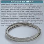 5/8 x 41.5'' Drive Belt Replace for MTD/Cub Cadet/Troy-Bilt 754-0468 954-0468 Toro 112-0305 Dayco B38 Kevlar Lawn Mower Belt Riding Mower Upper Transmission Belt (754-0468)