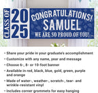 Let's Make Memories Personalized Graduation Banner Class of 2025 - Graduation Party Decorations - Congratulations Banner - Indoor/Outdoor Vinyl - Best in Class - Gold - 10 ft.