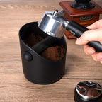 HOMEE Espresso Knock Box Coffee Grounds Container with Removable Knock Bar | Espresso Dump Bin with Non-Slip Base,Shock-Absorbent Espresso Accessories,Durable Barista Tool for Coffee Bar Kitchen Counter