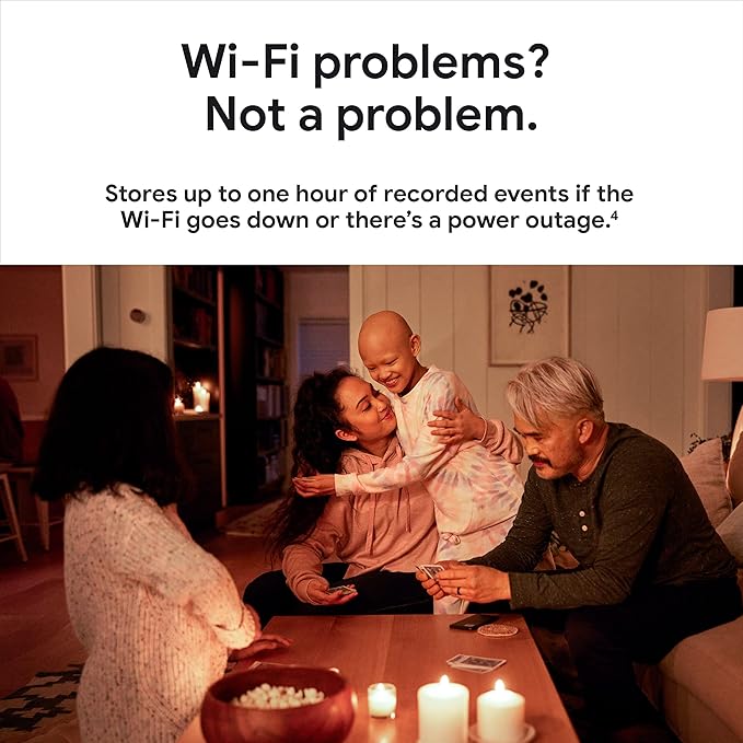 Google Nest Cam Outdoor or Indoor, Battery - 2nd Generation - 1 Pack