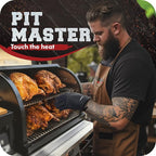 KITCHEN PERFECTION Silicone Smoker Oven Gloves-Extreme Heat Resistant BBQ Gloves-Handle Hot Food Right on Your Grill Fryer & Pit|Waterproof Grilling Cooking Baking Mitts|Superior Value Set +3 Bonuses | Waterproof, 5-Finger Design For A Better Grip, for...