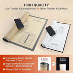 Baking Mat, 28" x 20" Large Silicone Non-slip Baking Pastry Mat with Measurement, Non Stick Silicone Mats for Kitchen Counter, Fondant Mat, Counter Mat, Dough Rolling Mat, Oven Liner, Pie Crust Mat