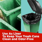 ToughBag 40-45 Gallon Trash Bags Heavy Duty (250 Count) | Black Garbage Bags | Made In USA